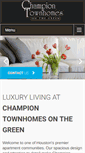 Mobile Screenshot of championsonthegreen.com